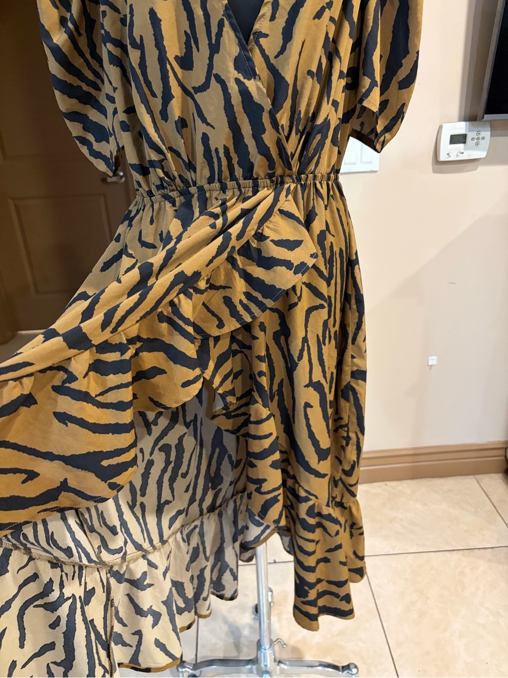 Nasty Gal Zebra-Print Midi Dress - Picture 4 of 7